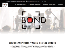 Tablet Screenshot of bondstreetstudio.com